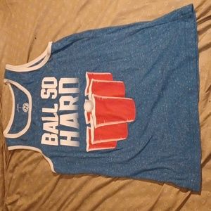 BALL SO HARD NOVELTY TSHIRT SIZE S BLUE